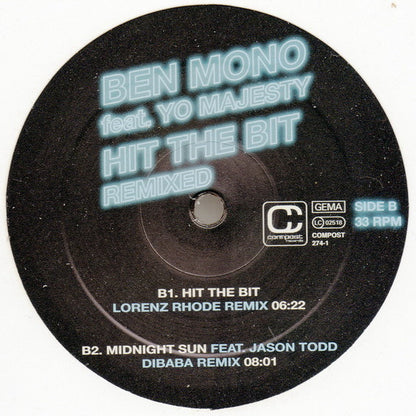 Ben Mono - Hit The Bit Remixed (12")