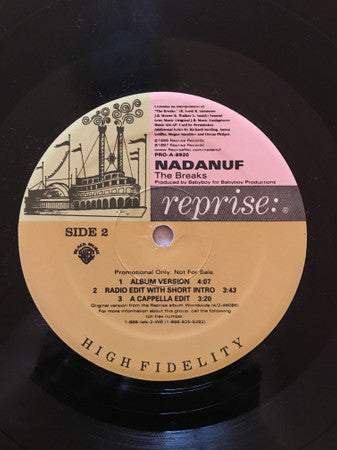 Nadanuf : The Breaks (12", Promo)