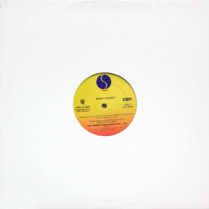 Body Count / Ice-T - The Winner Loses / Fly By (12", Promo)