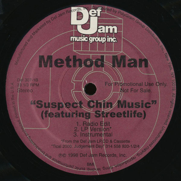 Method Man : Break Ups 2 Make Ups (12", Promo)