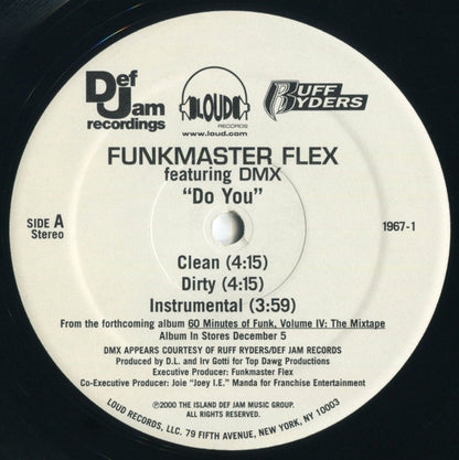Funkmaster Flex Featuring DMX - Do You (12")