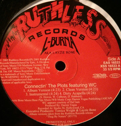 L-Burna - Connectin´The Plots / Listen / Smoke On (12", Promo)