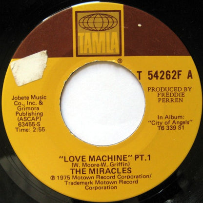 The Miracles - Love Machine (7")