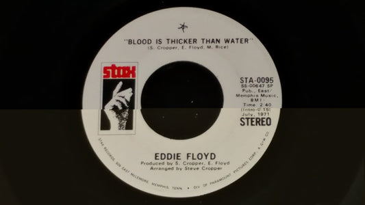 Eddie Floyd : Blood Is Thicker Than Water (7", Single, Mono, Promo)
