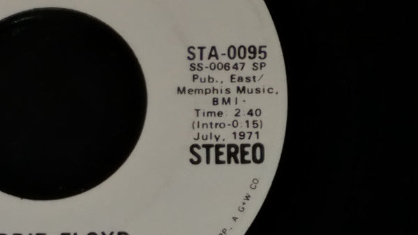 Eddie Floyd : Blood Is Thicker Than Water (7", Single, Mono, Promo)