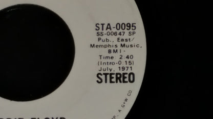 Eddie Floyd : Blood Is Thicker Than Water (7", Single, Mono, Promo)
