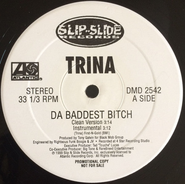 Trina - Da Baddest Bitch (12", Promo)
