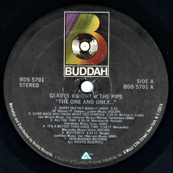 Gladys Knight & The Pips* : The One And Only... (LP, Album)