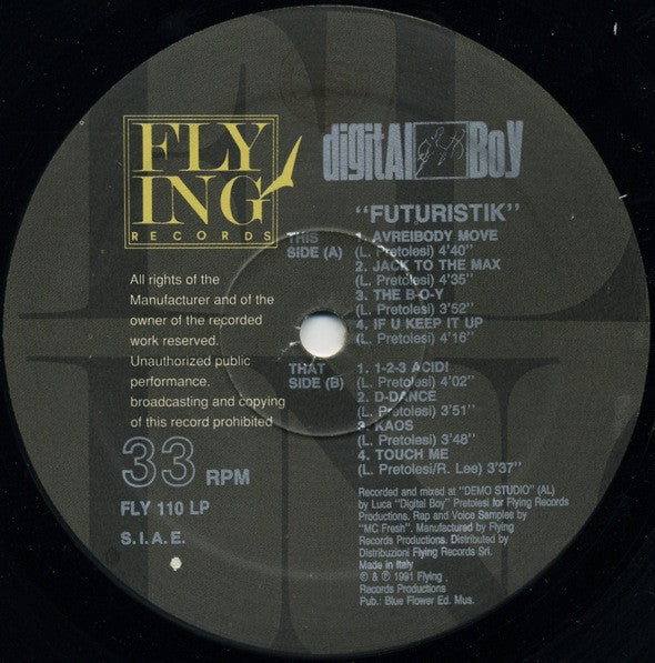 Digital Boy : Futuristik (2xLP, Album)