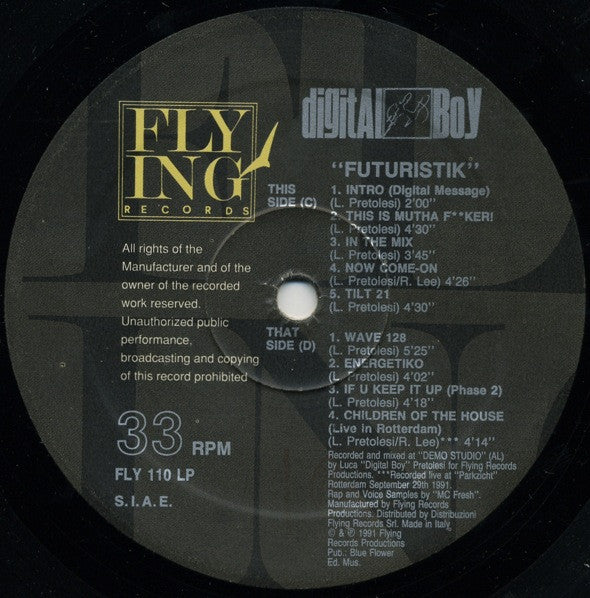 Digital Boy : Futuristik (2xLP, Album)