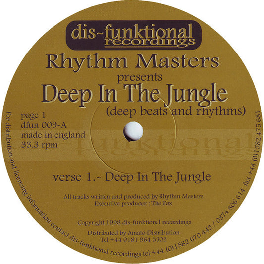 Rhythm Masters - Deep In The Jungle (12")