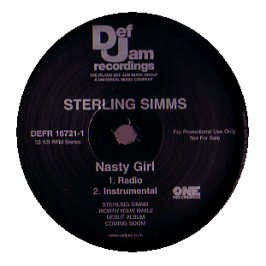 Sterling Simms - Nasty Girl (12", Single, Promo)