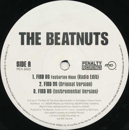 The Beatnuts : Find Us / Hot (12")