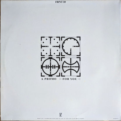 Front 242 - Tragedy >For You< (12", Promo)