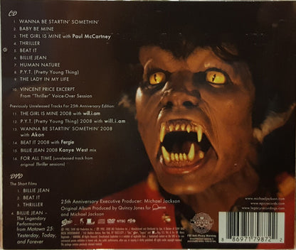 Michael Jackson : Thriller 25 (CD, Album, RM + DVD-V, NTSC + 25t)