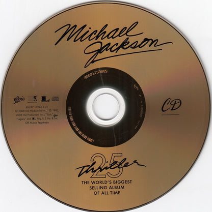 Michael Jackson : Thriller 25 (CD, Album, RM + DVD-V, NTSC + 25t)