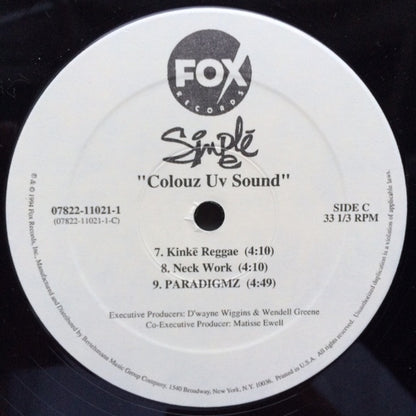 Simple E : Colouz Uv Sound (2xLP, Album, Gat)