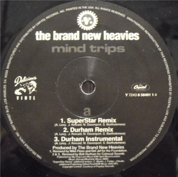 The Brand New Heavies - Mind Trips (12")