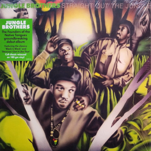 Jungle Brothers : Straight Out The Jungle (LP, Album, RE, 180)
