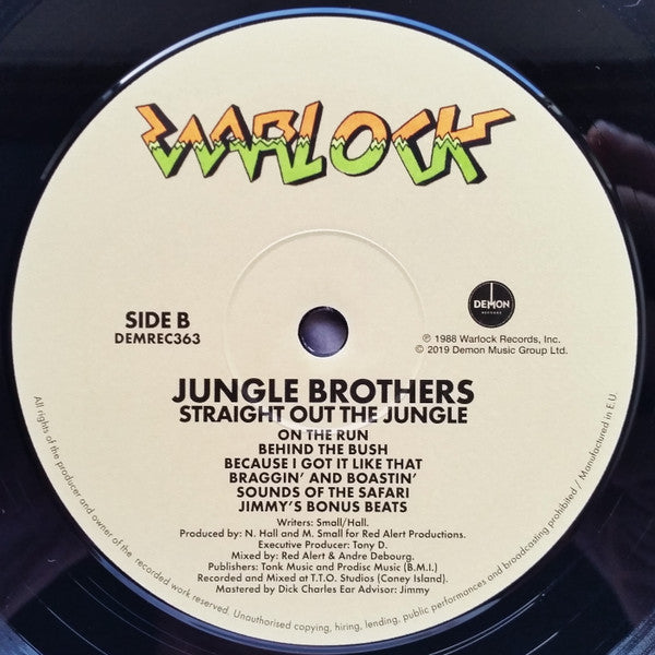 Jungle Brothers : Straight Out The Jungle (LP, Album, RE, 180)