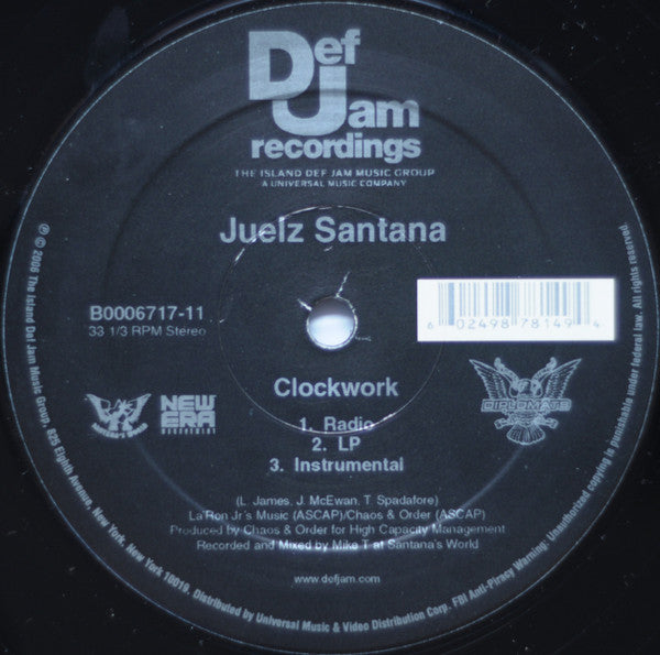 Juelz Santana - Clockwork (12")