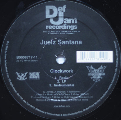 Juelz Santana - Clockwork (12")