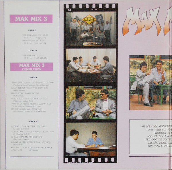 Tony Peret & José Mª Castells* : Max Mix 3 (2xLP, Comp, P/Mixed, Gat)