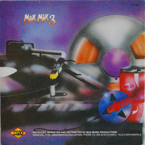 Tony Peret & José Mª Castells* : Max Mix 3 (2xLP, Comp, P/Mixed, Gat)