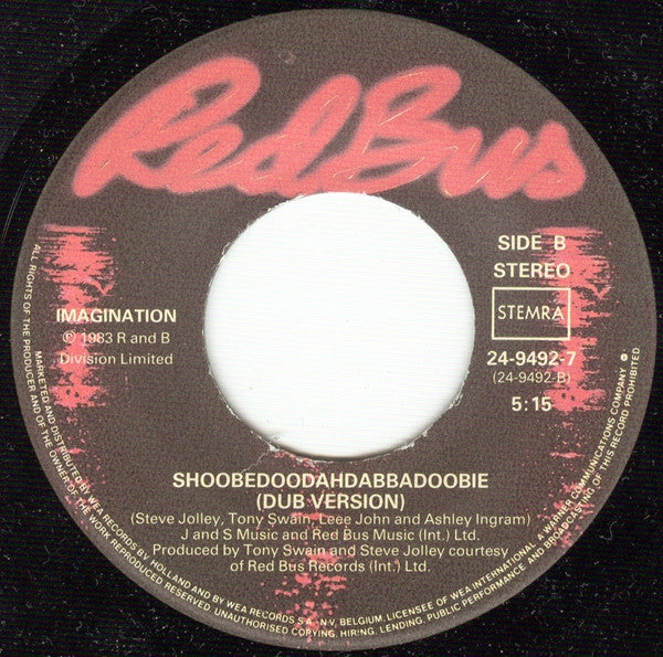 Imagination : Shoo Be Doo Da Dabba Doobee (7", Single)