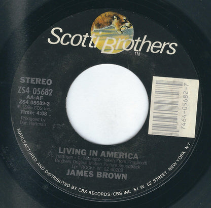 James Brown : Living In America (7", Single, Styrene, Car)