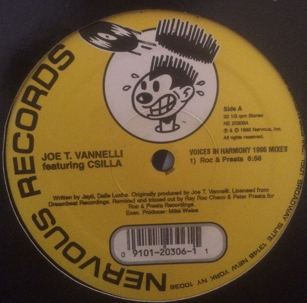Joe T. Vannelli Featuring Csilla : Voices In Harmony 1998 Mixes (12")