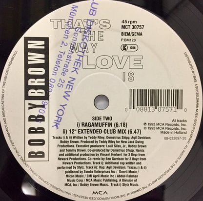 Bobby Brown - That's The Way Love Is (12")