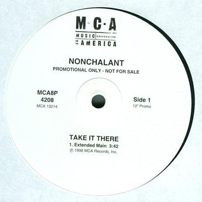 Nonchalant : Take It There (12", Promo)