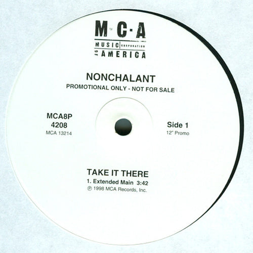 Nonchalant : Take It There (12", Promo)