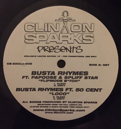 Clinton Sparks : Clinton Sparks Presents  (12")