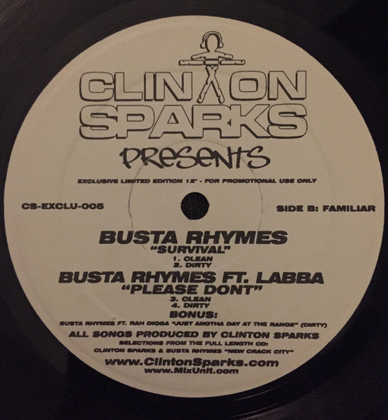 Clinton Sparks : Clinton Sparks Presents  (12")