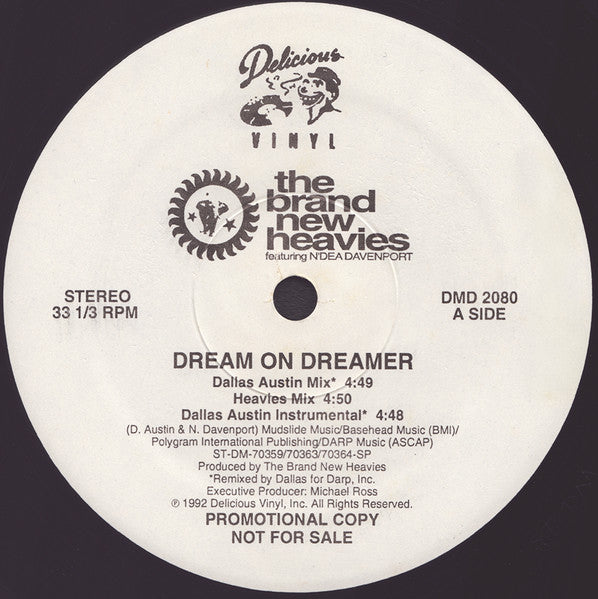 The Brand New Heavies : Dream On Dreamer (12", Promo)