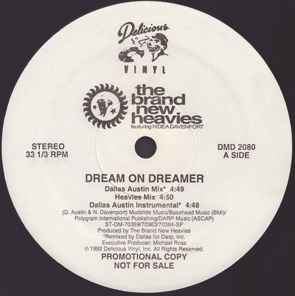 The Brand New Heavies : Dream On Dreamer (12", Promo)