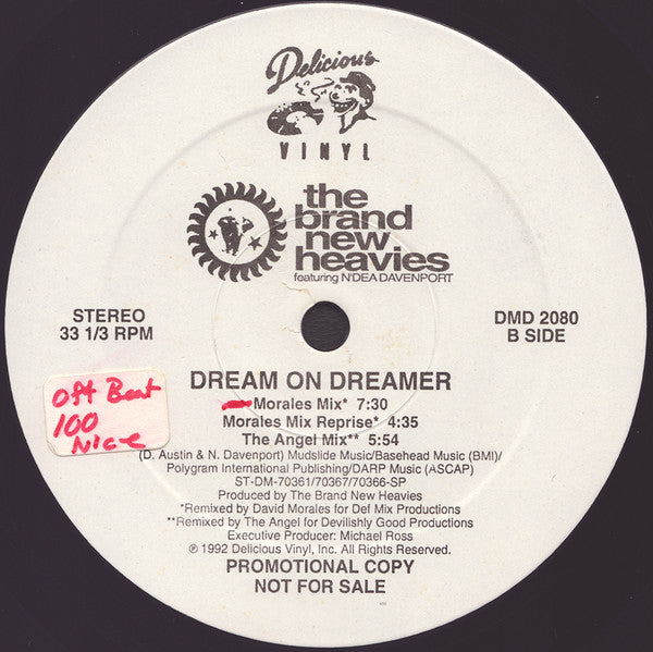 The Brand New Heavies : Dream On Dreamer (12", Promo)