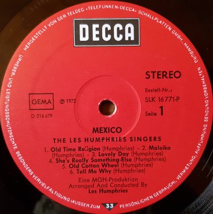 The Les Humphries Singers* : Mexico (LP, Album)