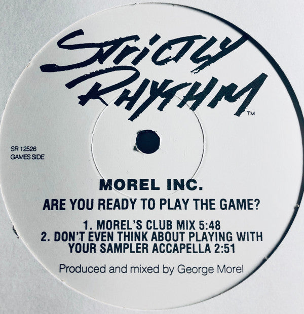 Morel Inc. : Are You Ready To Play The Game? (12", Promo)
