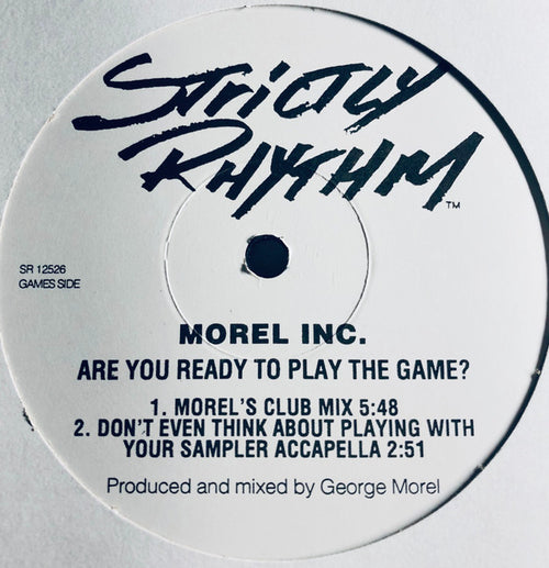 Morel Inc. : Are You Ready To Play The Game? (12", Promo)
