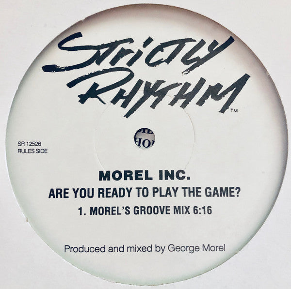 Morel Inc. : Are You Ready To Play The Game? (12", Promo)