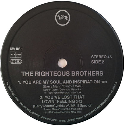 The Righteous Brothers : Unchained Melody (12", PRS)
