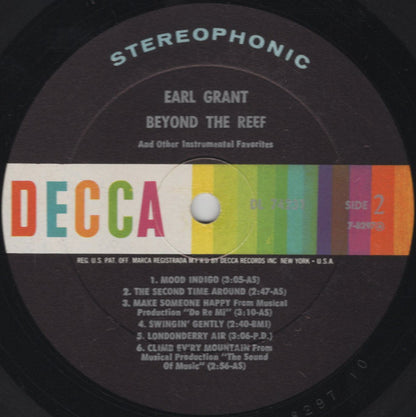 Earl Grant : Beyond The Reef And Other Instrumental Favorites (LP, Album, RP)