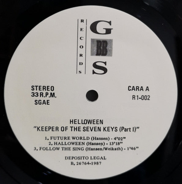 Helloween : Keeper Of The Seven Keys (Part I) (LP, Album, Gat)