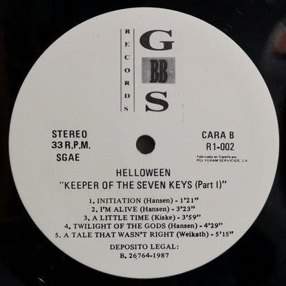 Helloween : Keeper Of The Seven Keys (Part I) (LP, Album, Gat)