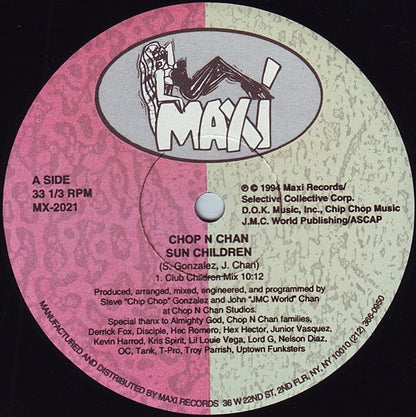 Chop N Chan : Sun Children (12")