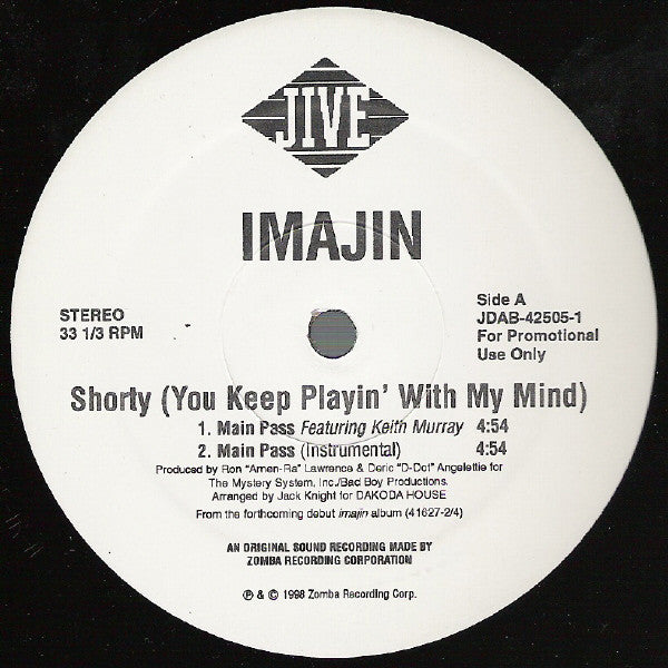 Imajin Featuring Keith Murray - Shorty (You Keep Playin' With My Mind) (12")