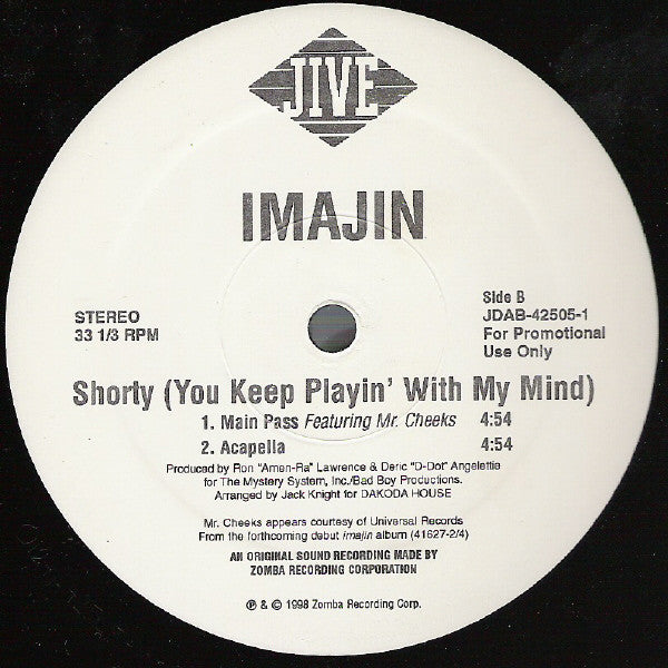 Imajin Featuring Keith Murray - Shorty (You Keep Playin' With My Mind) (12")
